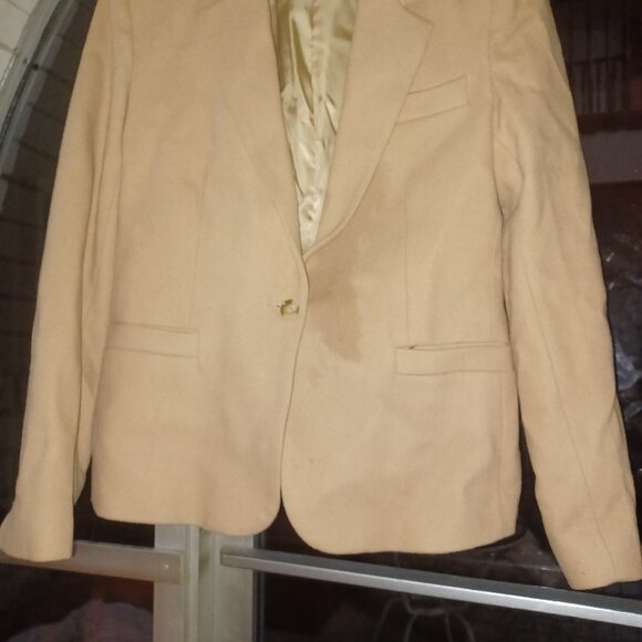 Chaus Jackets & Blazers - Chaus Women's Suit Jacket 80% Wool 11/12 Tan